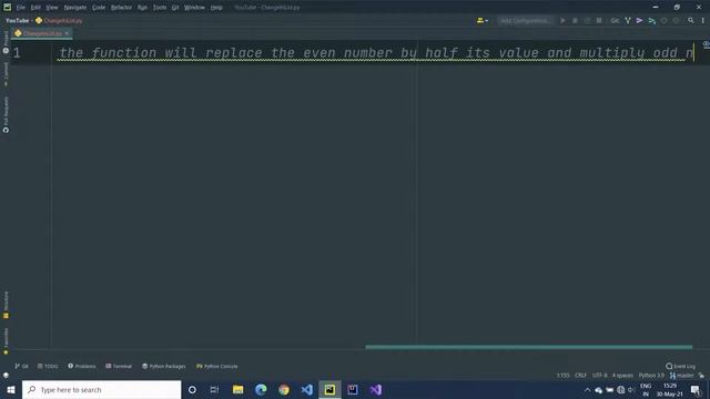 Write a function Change(L) in Python? || I Love Coding ||