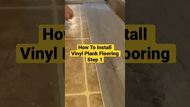 How To Install Vinyl Plank Flooring (step 1) смотреть онлайн
