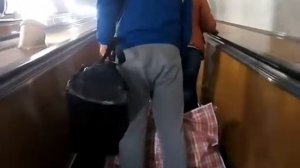 Москва 377 выход в город из внутри вестибюля со станции метро тушинская на улицу Стратон осенью днн