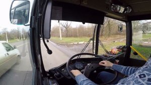 #42 14.11.2017 часть 3.  Видео из троллейбуса. Mercedes-Benz O 405 GTZ