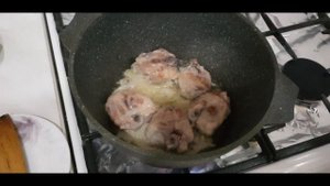 Казан-кабоб из курицы (картошка с курицей по-узбекски)