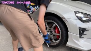 TOYOTA86 ホイール交換（YOKOHAMA WHEEL ADVAN Racing TC-4）