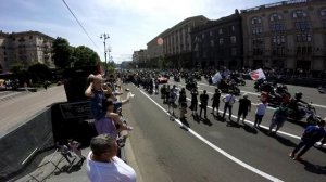 БАЙКЕРСКИЙ СЛЕТ В ЦЕНТРЕ КИЕВА