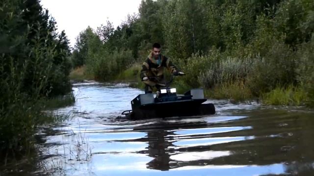 Ему НЕТ преград!!! ПРОЕДЕТ ВЕЗДЕ. Уникальный гусеничный вездеход с двигателем от МОТОБЛОКА смотреть онлайн