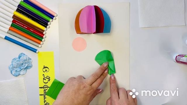 Аппликация "Отважный парашютист" смотреть онлайн