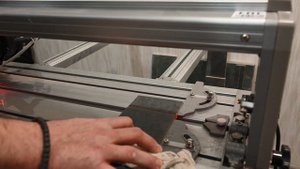 Работа с крупноформатной плитой 120 на 60 на плиткорезе WANDELI  + присоски для плитки BIHUI