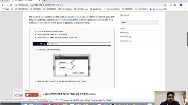 192.168.8.1 Username And Password