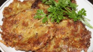 Самые вкусные оладьи из кабачков с сыром