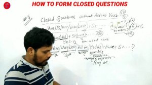 How to form closed questions  Questions without action verbs , #speng59