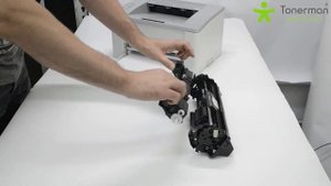 Как установить совместимые картриджи TM CF233A и CF234A. Проверка качества печати аналогов