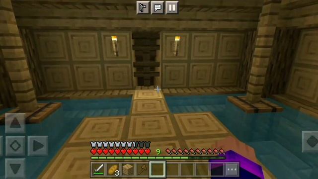 The Secret Room in White Terracotta House Minecraft