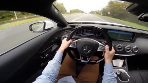 Mercedes S-Class Coupe 456BHP 4Matic 2014 POV test drive GoPro