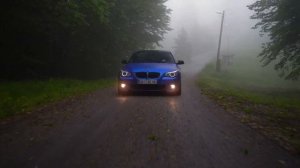Shooting BMW E60 3.0d, stage 3 (300hp, 670nm, downpipe)