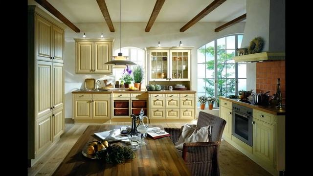 Кухня прованс. Дизайн кухни. Красивые кухни. смотреть онлайн