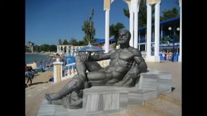 Крым.Евпатория.Море.Пляж.Солнечный берег.