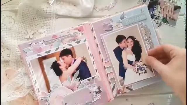 Свадебный альбом/Семейный альбом. Scrapmir коллекция " Gently Morning". Скрапбукинг. Скрапмир. смотреть онлайн