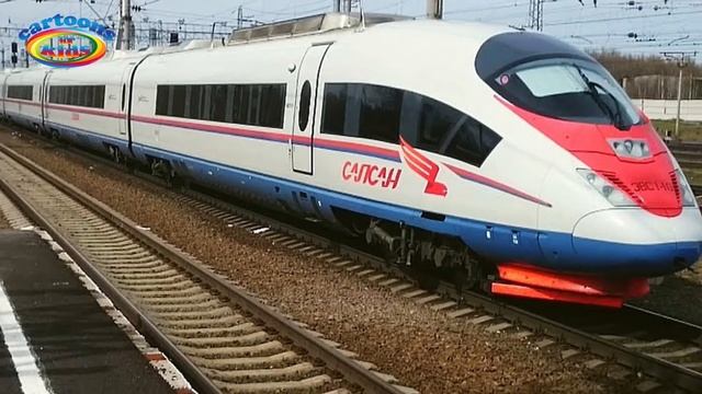 Городской транспорт и Железная дорога развивающее видео. Игрушки вагон Метро и поезда для детей