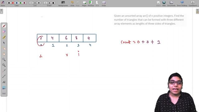 Count Possible Triangles | GFG Solution | Searching and Sorting