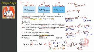 AYT Kimya Soru Bankası Bölüm 04 Test 05 Soru Çözümleri