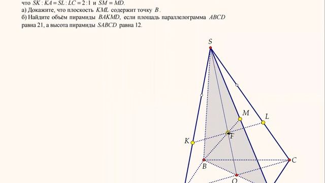 Параллелограмм в основании пирамиды московского пробника смотреть онлайн