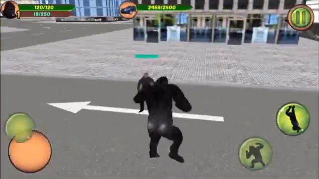 Real gorilla Vs zombie city gameplay смотреть онлайн