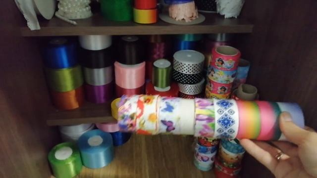 ROOM TOUR/Мое рабочее место/Рай для рукодельниц/Материалы/Kanzashi/Hand Made