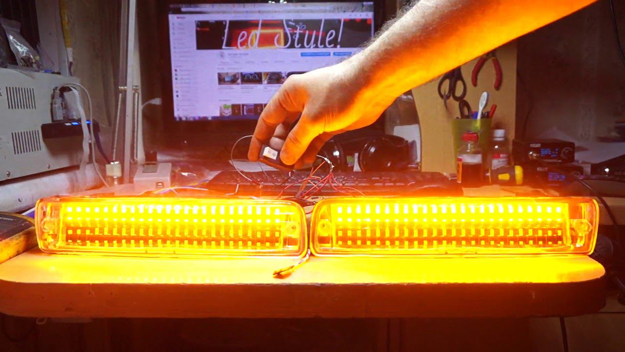 Toyota Land Cruiser 80 ДХО+динамический поворот+ габариты смотреть онлайн