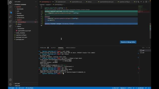 How to fix GIT conflict and other use full GIT command. GIT cli command for every developer.
