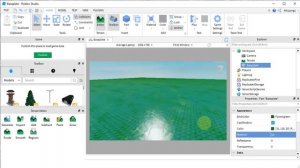 Roblox Studio: How to Change Color and Material BasePlate For Your Game._HSDA 00838