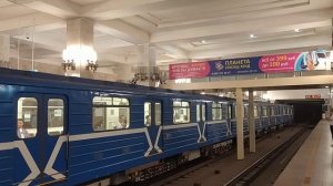 Электропоезд 81-717/714 "Номерной" станция Московская (Нижегородский метрополитен) 26.06.2023