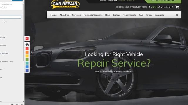 How can I Customize theme color for Car Repair WordPress theme? смотреть онлайн