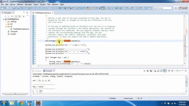 How to get all keys and values from the TreeMap? | TreeMap (Key and value) смотреть онлайн