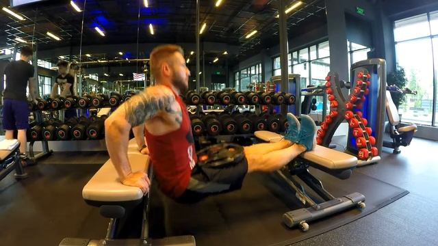 Отжимания от скамьи с утяжелителями смотреть онлайн