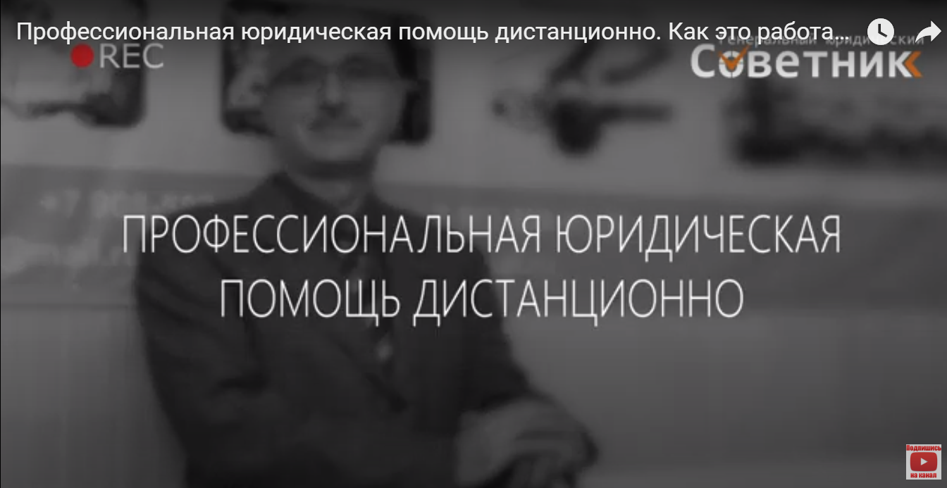 Профессиональная юридическая помощь дистанционно.
