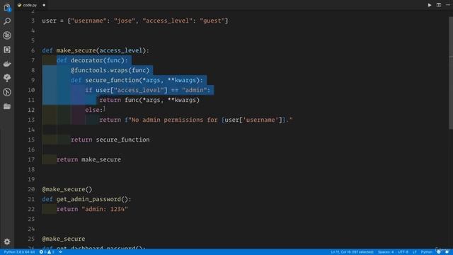 02 - A Full Python Refresher - 046 Decorators with parameters смотреть онлайн