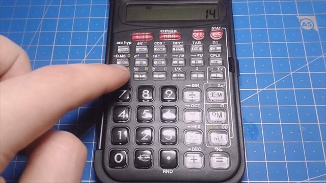 Ввод числа в экспоненциальном формате на калькуляторе Kenko KK-107A смотреть онлайн