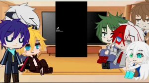 |реакция разных| аниме на друг друга (2/?) reactions of different anime to each other