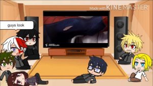 Mha reacts to spider man (gacha club)