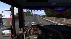 ets2  небольшая поездка на сломаной фуре