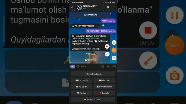 Telegramda Mukammal Nakrutka Bot Yaratish. Bepul Nakrutka Bot Ochish Va Xizmatlar Ulash..