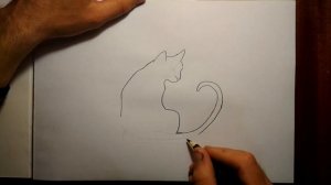 Как нарисовать кошку