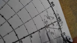 8.10 Встречное судно, расхождения с одним судном на маневренном планшете, поворот вправо.