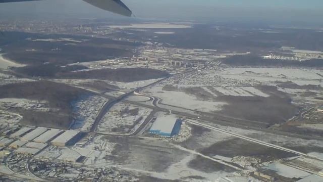 Взлёт Airbus A320 из салона
