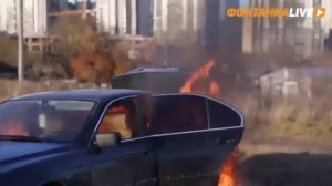 Стас Барецкий сжёг свой BMW