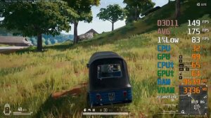 AMD Radeon RX 6500 XT -- AMD Ryzen 5 3600 -- PUBG BATTLEGROUNDS FPS Test