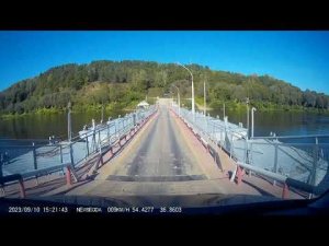 Автодорога от Р-132 через п. Дугна в г. Алексин, сентябрь 2023 года