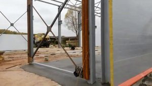 Строительство ангара из сэндвич панелей