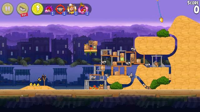 Angry Birds Rio #13. Погром на рынке 1/2 смотреть онлайн