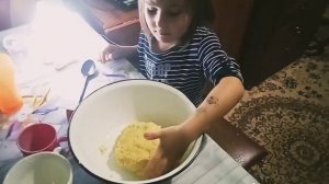 Печенье на сковородке. Делаем песочное печенье.