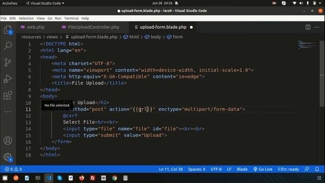 How to upload file in laravel | Laravel File Upload | Laravel 9 | Laravel Tutorial | Learning Point